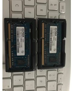 Elpida 4 GB (2 x 2GB) 1Rx8 PC3-12800S-11-10-B2 DDR3 Laptop Memory