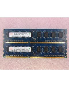 Hynix HMT125U6TFR8C-G7 4GB 2 x 2GB PC3-8500U DDR3 1066 Non-ECC Unbuff Memory Kit
