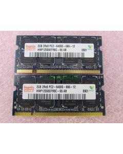 Hynix HMP125S6EFR8C-S6 4GB 2 x 2GB PC2-6400S DDR2 800 DDR2 SODIMM Memory Kit