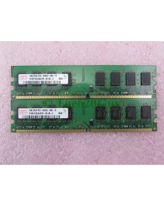 Hynix 4GB 2 x 2GB PC2-6400U DDR2 800 MHz Non-ECC Unbuffered Desktop Memory Kit
